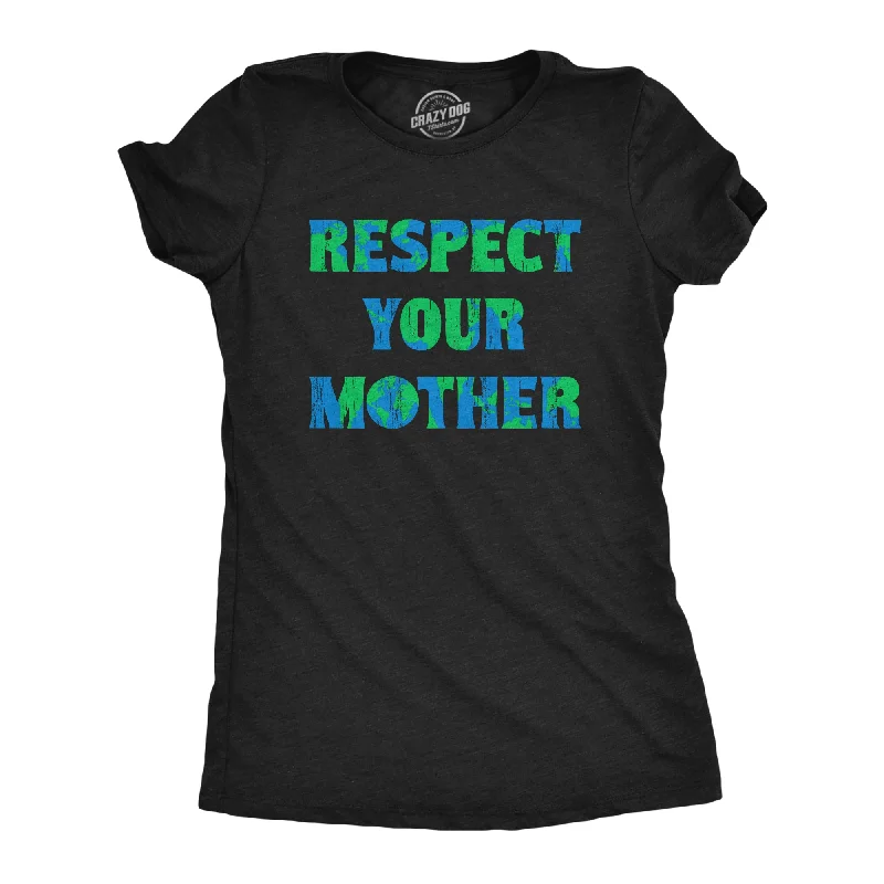 stylish square-neck tops for women -Respect Your Mother Women's T Shirt