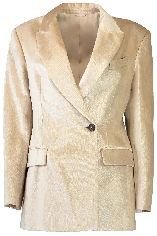 women's oversized teddy coats -Asymmetrical Detail Jacket