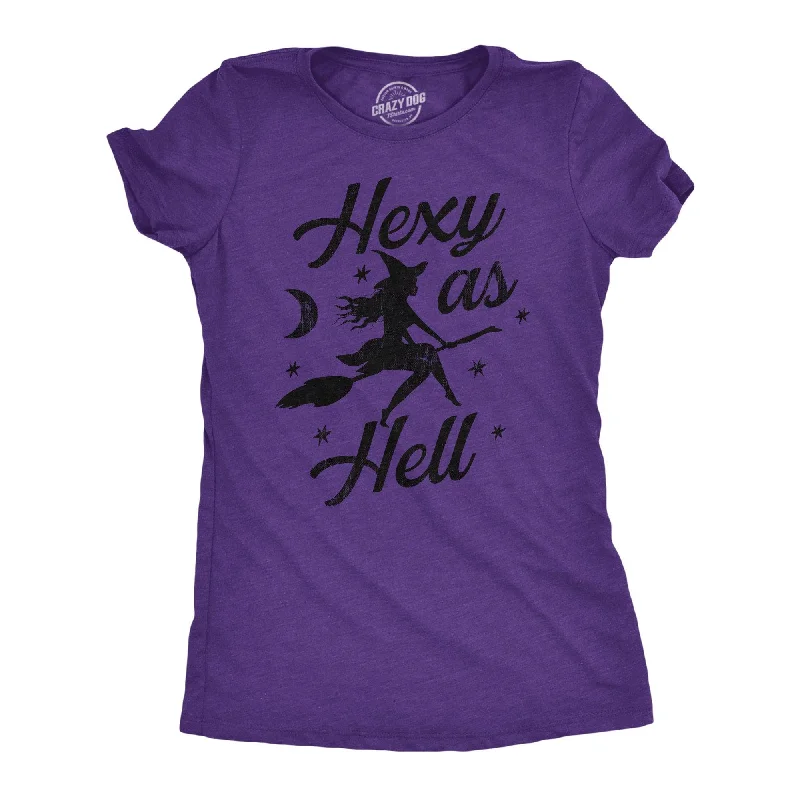 women's high-neck tops -Hexy As Hell Women's T Shirt