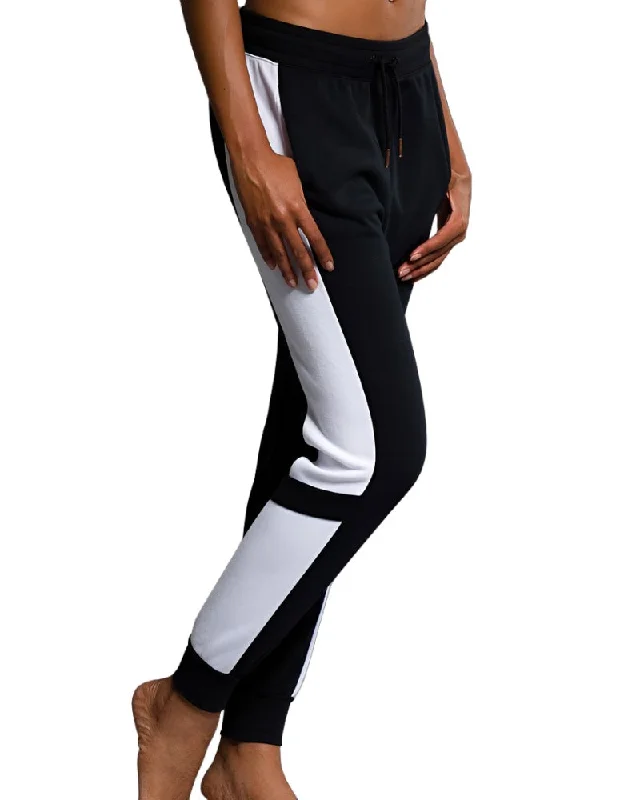 women's high-waisted shorts -Onzie Yoga New Color Blocked Sweat Pant 2037