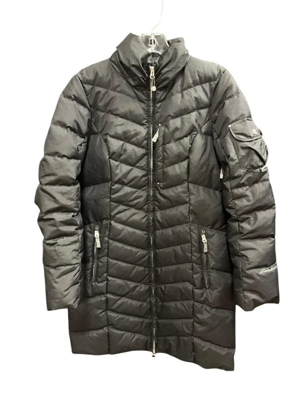 women's formal evening coats -Coat Puffer & Quilted By Eddie Bauer In Black, Size: S