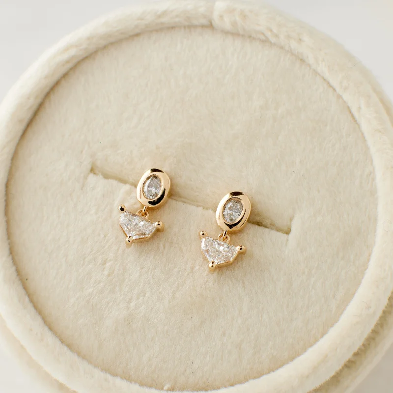 women's neon earrings -Paloma Earrings - Natural Diamonds