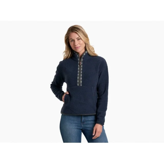 women's crochet tops -Women's Hygge 1/2 Zip