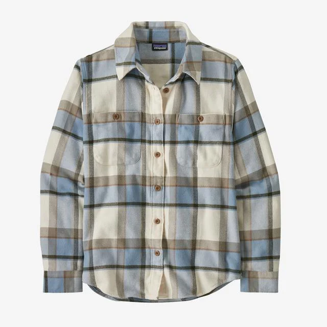 women's tie-dye tops -Women's Fjord Flannel Shirt