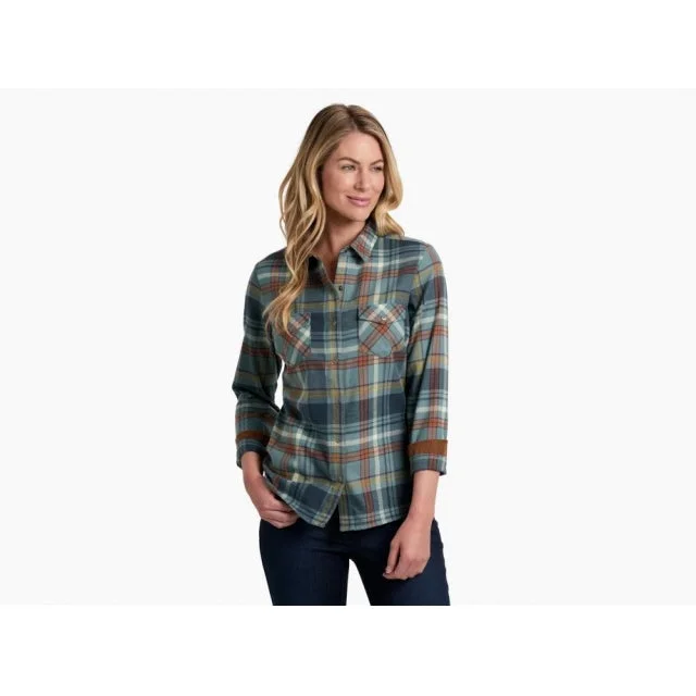 ladies' silk tops -Women's Tess Flannel LS