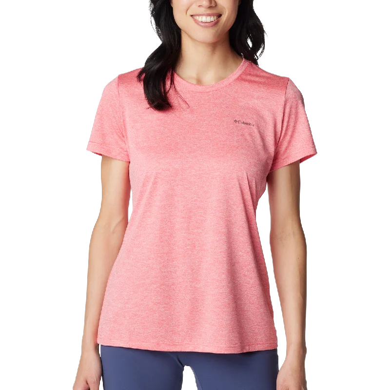 ladies' cut-out tops -Women's Columbia Hike Short Sleeve Crew