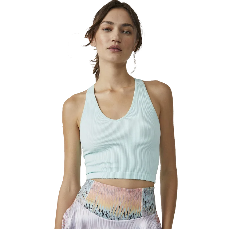 trendy crop tops for women -Women's Free Throw Crop