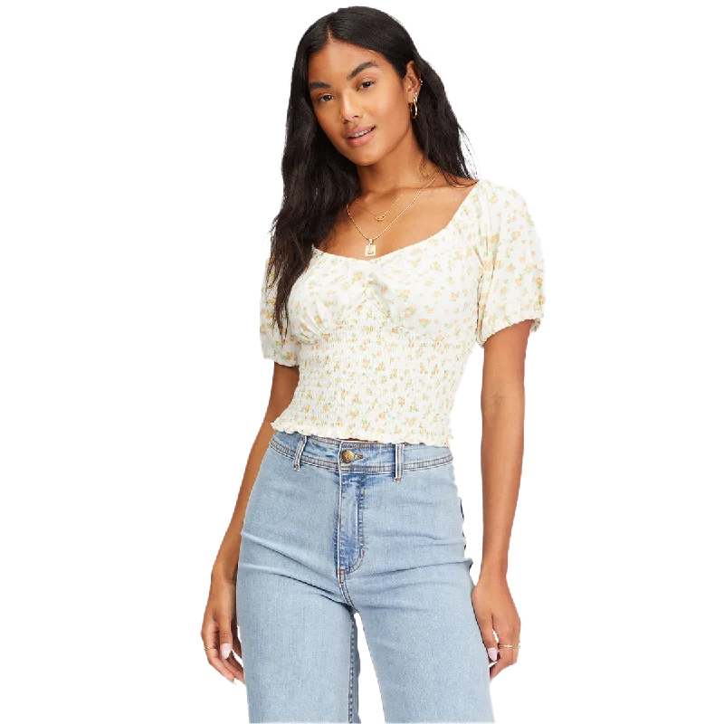 women's ruffled off-shoulder tops -Women's Get Along Top