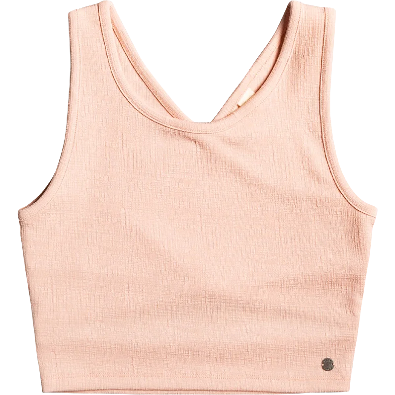 women's slouchy tops -Women's Good Keepsake Crop Top