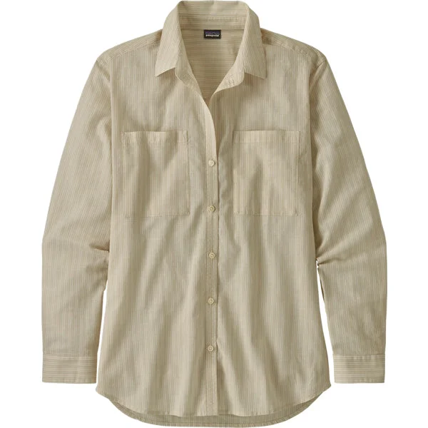 ladies' mesh tops -Women's Lightweight A/C Buttondown