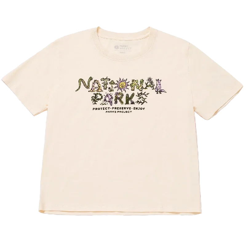 women's relaxed-fit blouses -Women's National Parks 90s Doodle Tee