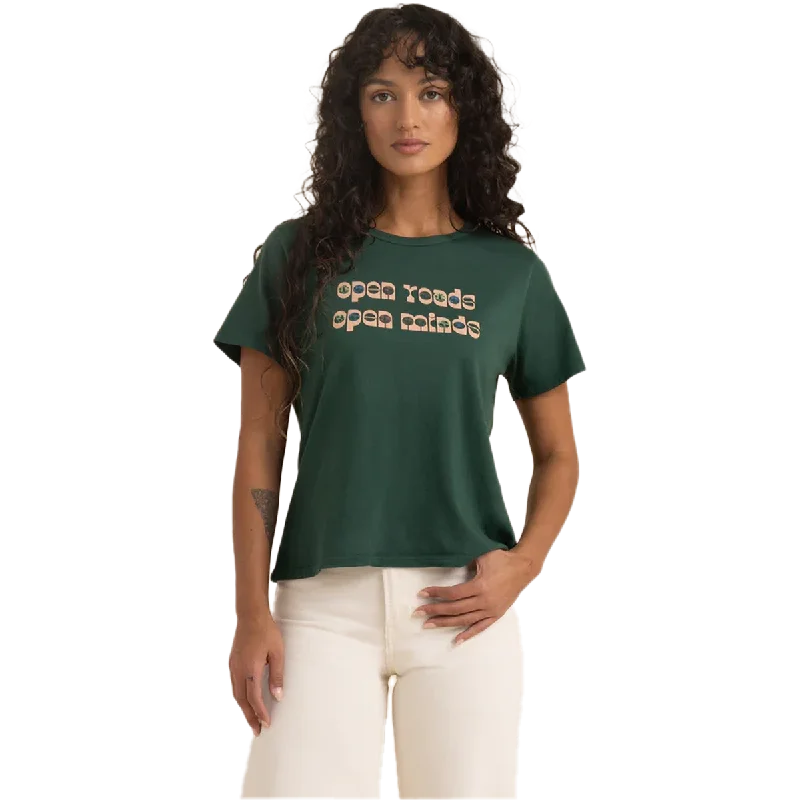 women's lace tops -Women's Open Roads Everyday Tee