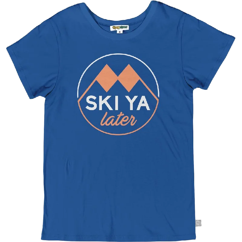 women's ruched tops -Women's Ski Ya Later Tee