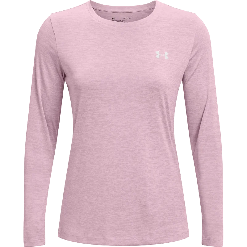 women's layered tops -Women's Tech Long Sleeve Crew Twist