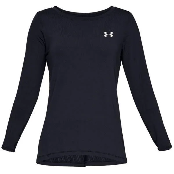 women's keyhole tops -Women's HeatGear Armour Long Sleeve