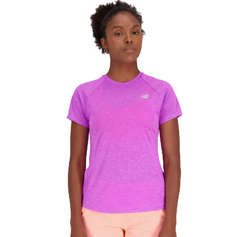 women's crochet tops -Women's Impact Run Short Sleeve