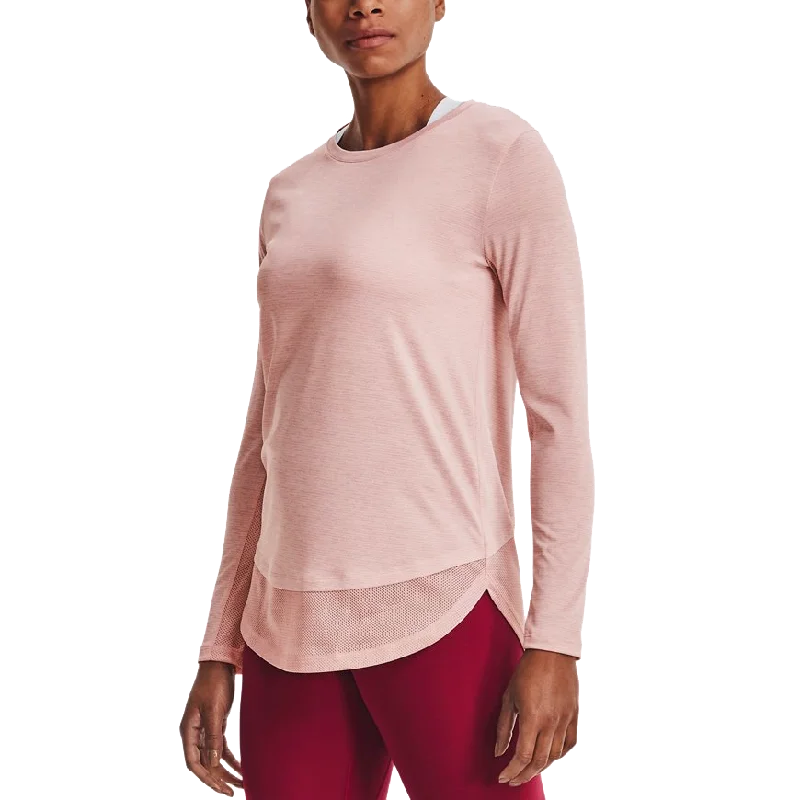 women's open-back tops -Women's UA Tech Vent Long Sleeve