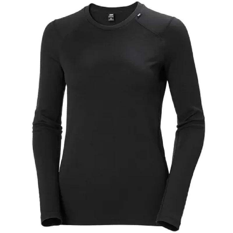 women's sheer sleeve tops -Helly Hansen Women's Lifa Merino Midweight Crew