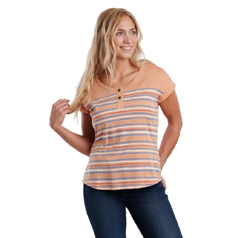 women's back tie tops -Kuhl Women's Solstice S/S Shirt