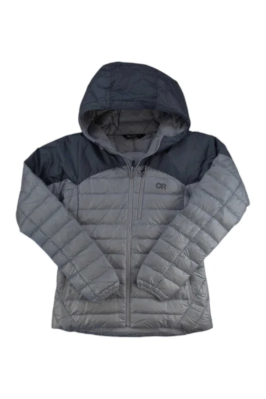 women's high-neck tops -Outdoor Research Women's Helium Down Hooded Jacket