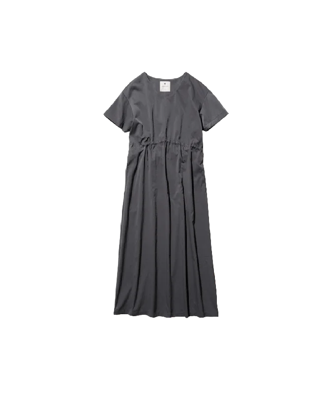 ladies' draped surplice dress -Snow Peak Breathable Quick Dry Dress