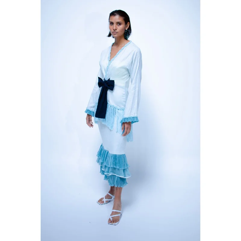 trendy boho tassel dress for women -TOLÚ